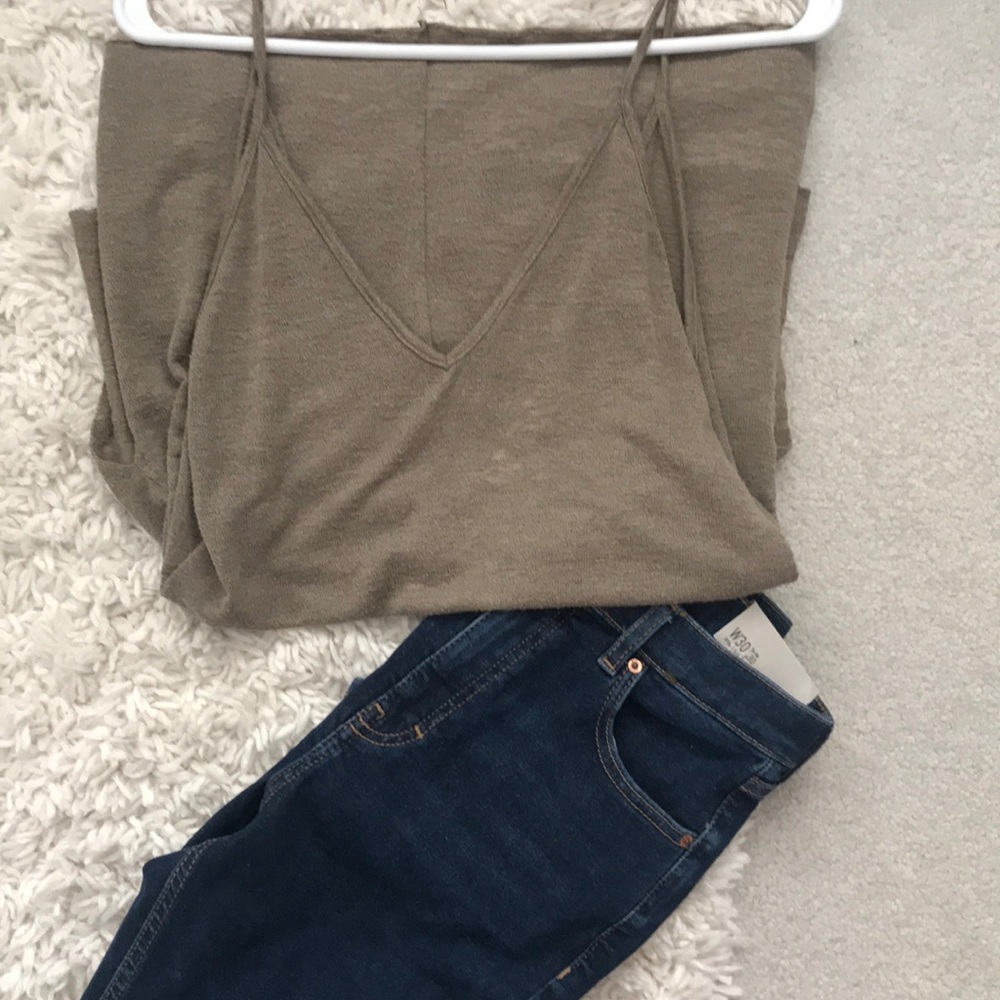 Urban Outfitters Gold Tank Top